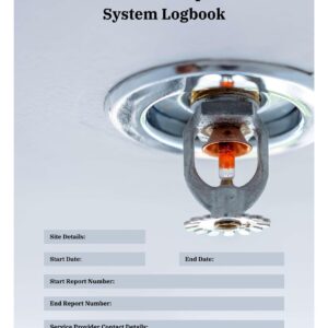 Book - Sprinkler Installation Service Record
