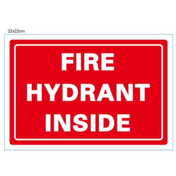 Fire Hydrant Inside Sign 220mm x 320mm