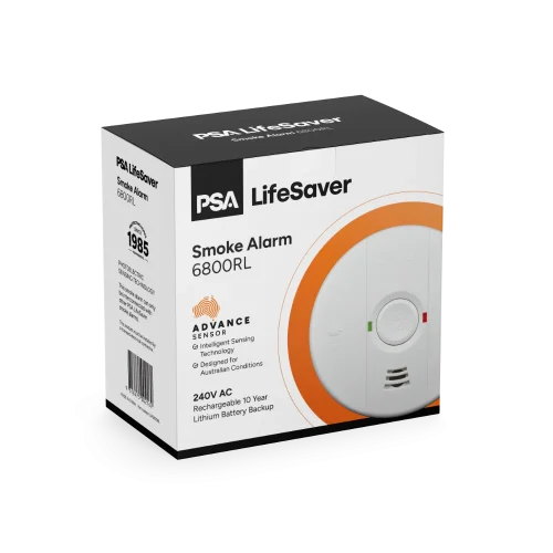 LIF6800RL – PSA Smoke Alarm Photoelectric 240V AC with Rechargeable Lithium Battery – Advanced Sensor - Image 2