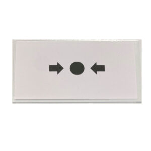 Replacement Glass Fire Panel (W75 x H40 mm)