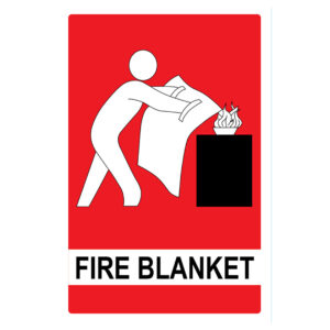 Fire Blanket Sign (Small) 150mm x 225mm