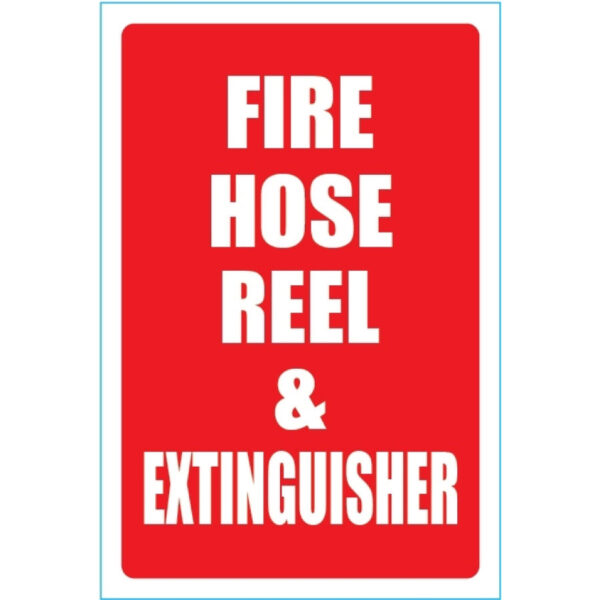 Fire Hose Reel & Extinguisher Sign (Small) 155mm x 230mm