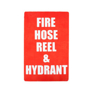 Fire Hose Reel & Hydrant Location Sign (Medium) 215mm x 320mm