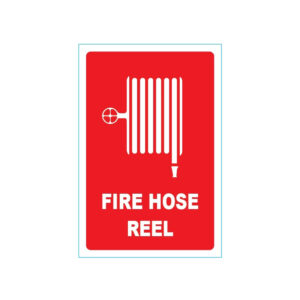 Fire Hose Reel Location Sign (Small) - Sticker 155mm x 235mm