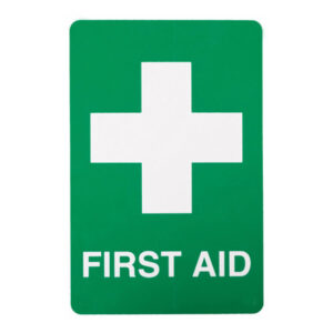 First Aid Location Sign (Self Adhesive) 150mm x 225mm
