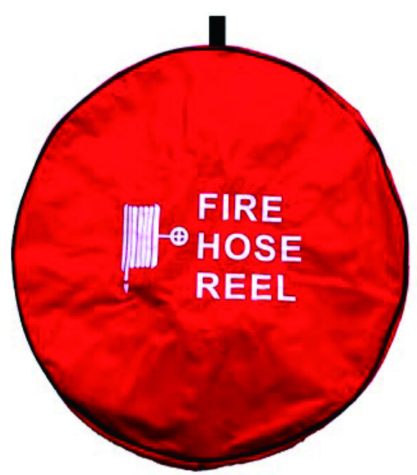 Heavy Duty Fire Hose Reel Cover - Fitted with UV Rated (670mm Dia.)