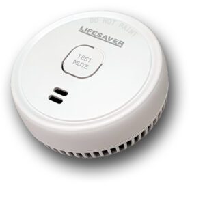 PSA Smoke Alarm 9V Battery Powered Photoelectric (Test & Mute Button)