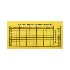 Maintenance Service Tags with Sticker - 15pcs/sheet (80mm x 40mm)