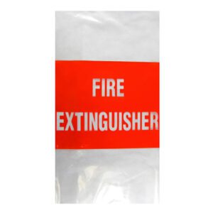 THICK UV Plastic Cover to Suits for 9.0kg Fire Extinguisher (380mm x 740mm)