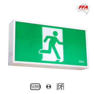 FFA-JEX32M – 7W Jumbo Exit Light 32M (Wall Mounted)