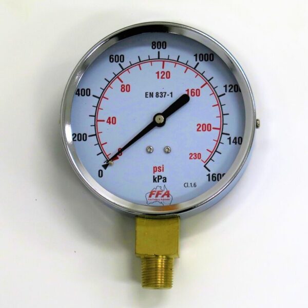 HPG1600-DL-100- Hydrant Pressure Gauge – Dry 100mm