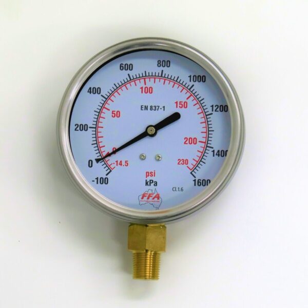 HPG-NA-1600-LL-Hydrant Pressure Gauge – Liquid 110mm