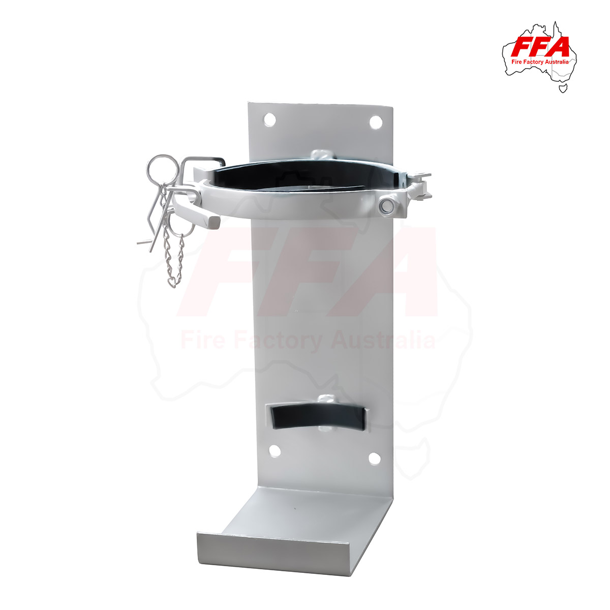 HDVB45G – Heavy Duty Vehicle Bracket Suitable for 4.5kg Extinguisher – Silver Bracket