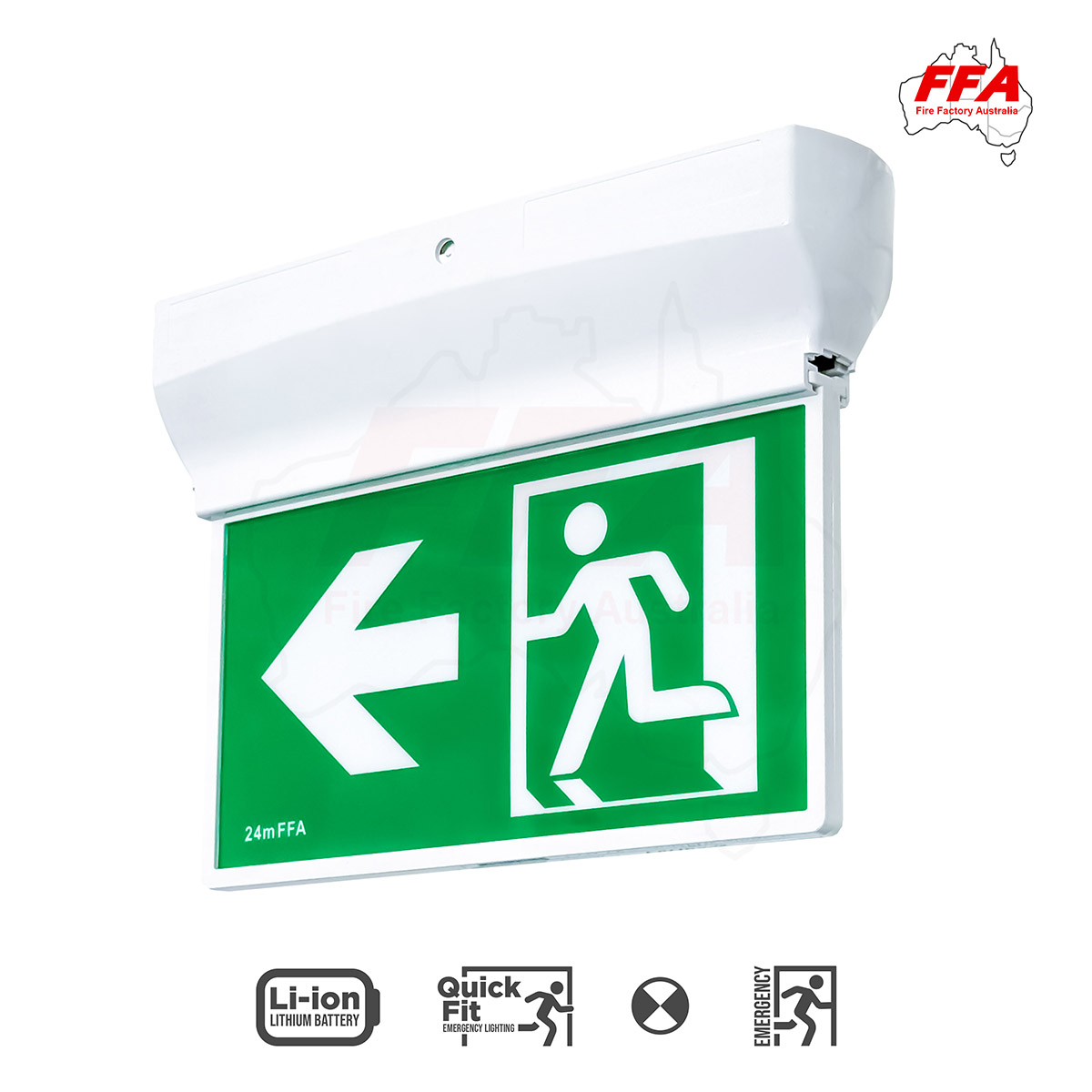 EXQB4W – 4W LED Quickfit Blade Exit Light