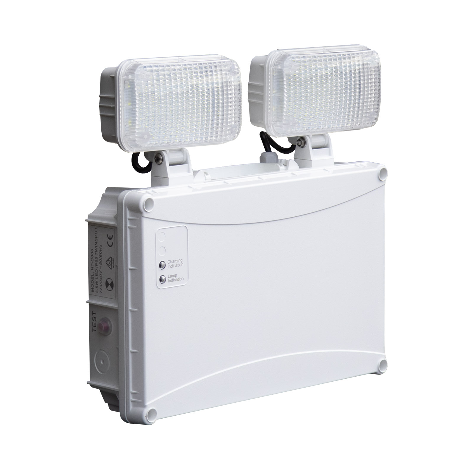 HT-C806 – IP65 LED Twin Spot Emergency Light Weatherproof