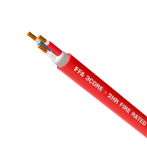 Red 2hr Fire Rated 0.75mm² 3 Core