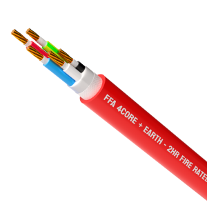 Red 2hr Fire Rated 2.5mm² 4Core + Earth