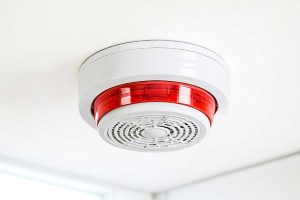 Photoelectric Smoke Alarm at ceiling