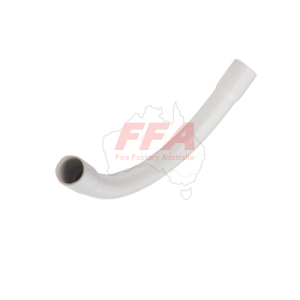 E700-LB-AUS-W ASD-Pipe Large Radius Bend (150mm) White