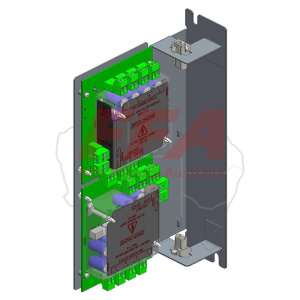 FP2023 – FP,QE20,2 x 4 WAY 100V SPLITTER MODULE