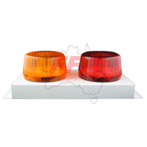 STR-DUAL – Dual Strobe Red/Amber on metal box , Surface mount 100ma / 24V (Conventional)