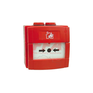 W3A-R000SG-STCK-01 – Red outdoor IP67 Surface mount MCP, House + Flame (Conventional)