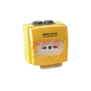 W3A-Y000SG-K013-65 – Yellow outdoor IP67 Surface mount MCP, “Manual Release Gas Extingushing System” (Conventional)