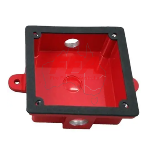 WBB – Back Box to suit Fire Allarm Bells -Red , weatherproof