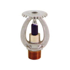 Issue D QUARTZOID (High Temperature) – Standard Response, Standard Coverage (Bulb 5.6, 8.0 K-factor) Pendent , Upright Sprinklers