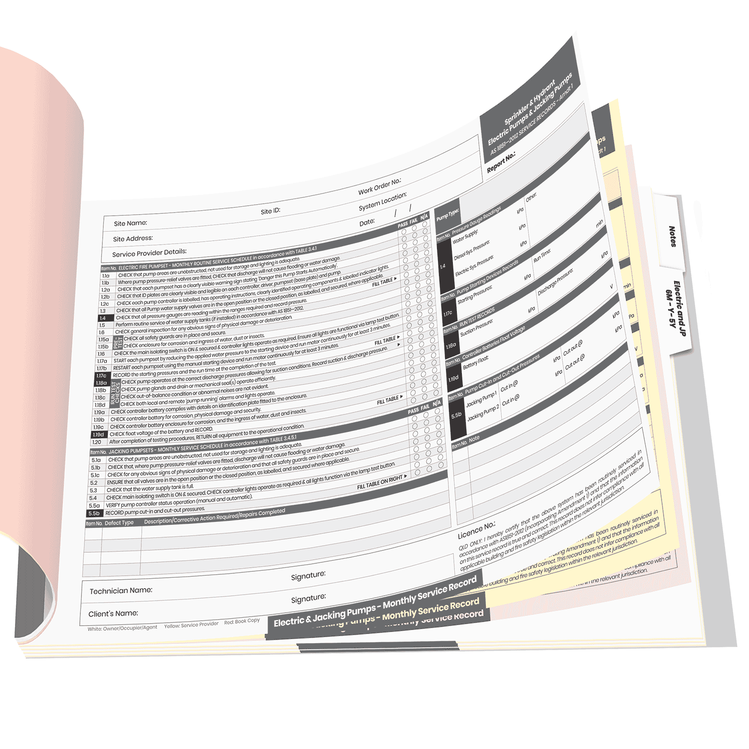 Fire Pumpset Logbook SPRINKLER & HYDRANT PUMPS (Diesel & Electric) & JACKING PUMPS (V.8.26) - Image 4