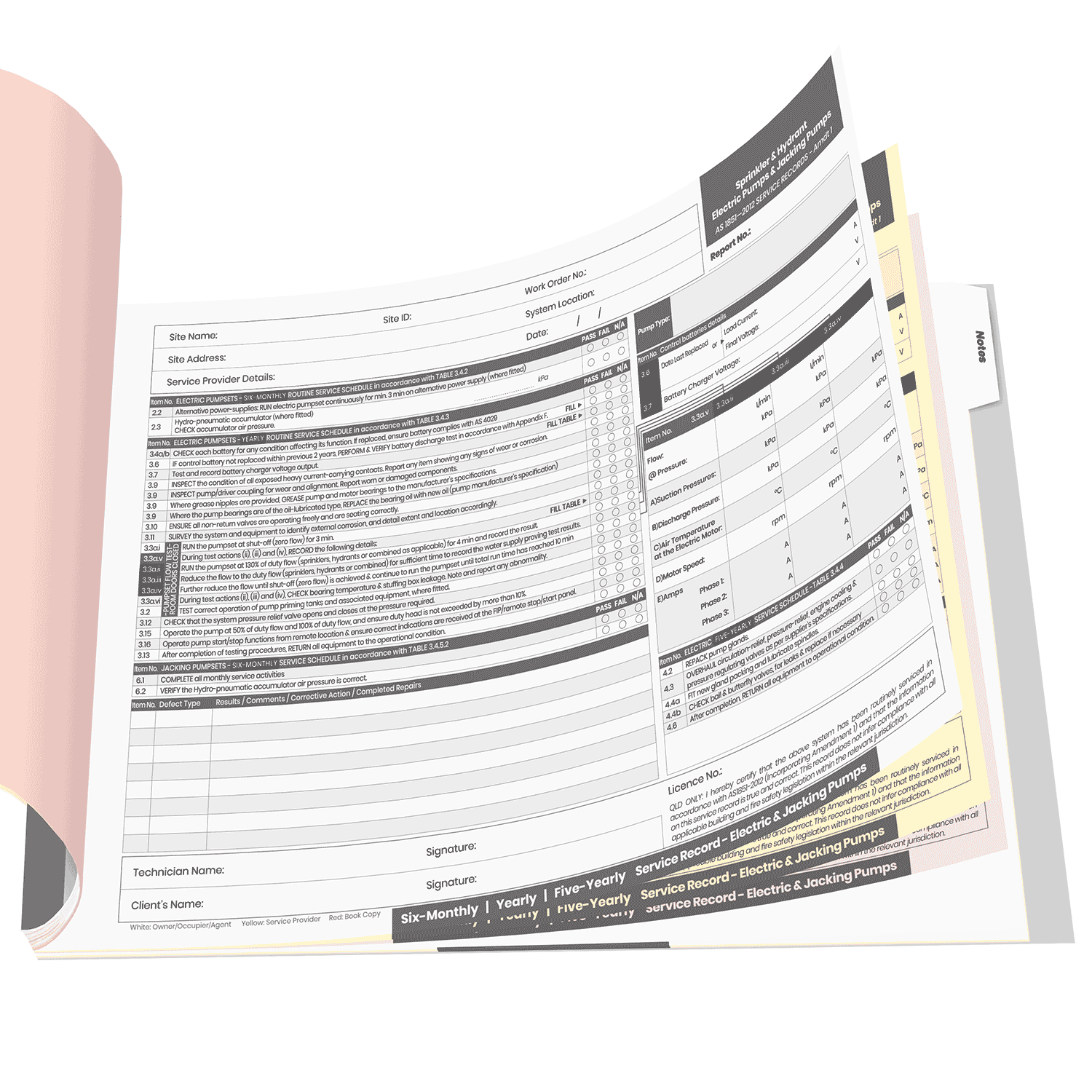 Fire Pumpset Logbook SPRINKLER & HYDRANT PUMPS (Diesel & Electric) & JACKING PUMPS (V.8.26) - Image 5
