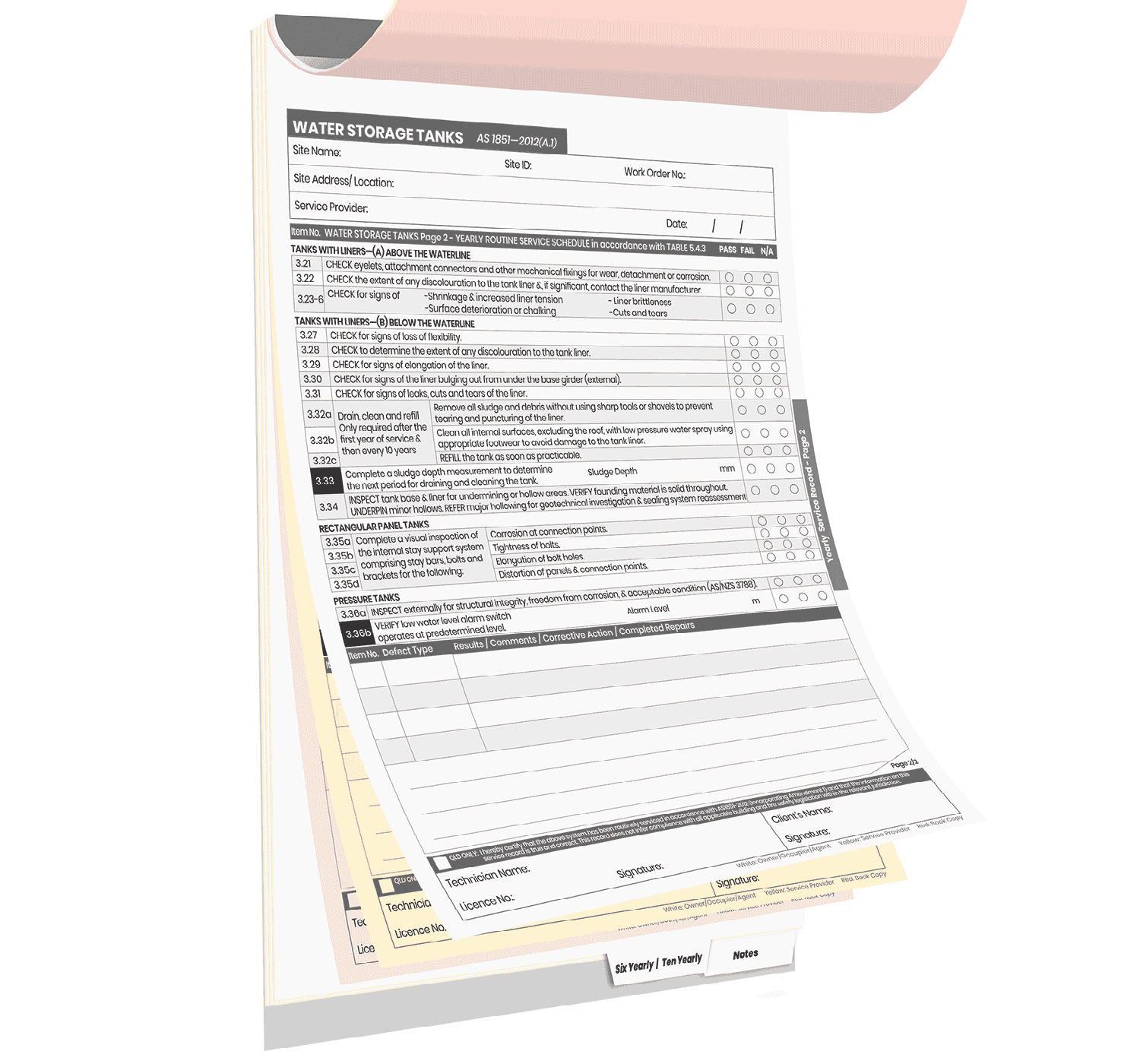 Water Storage Tanks Logbook - Image 4