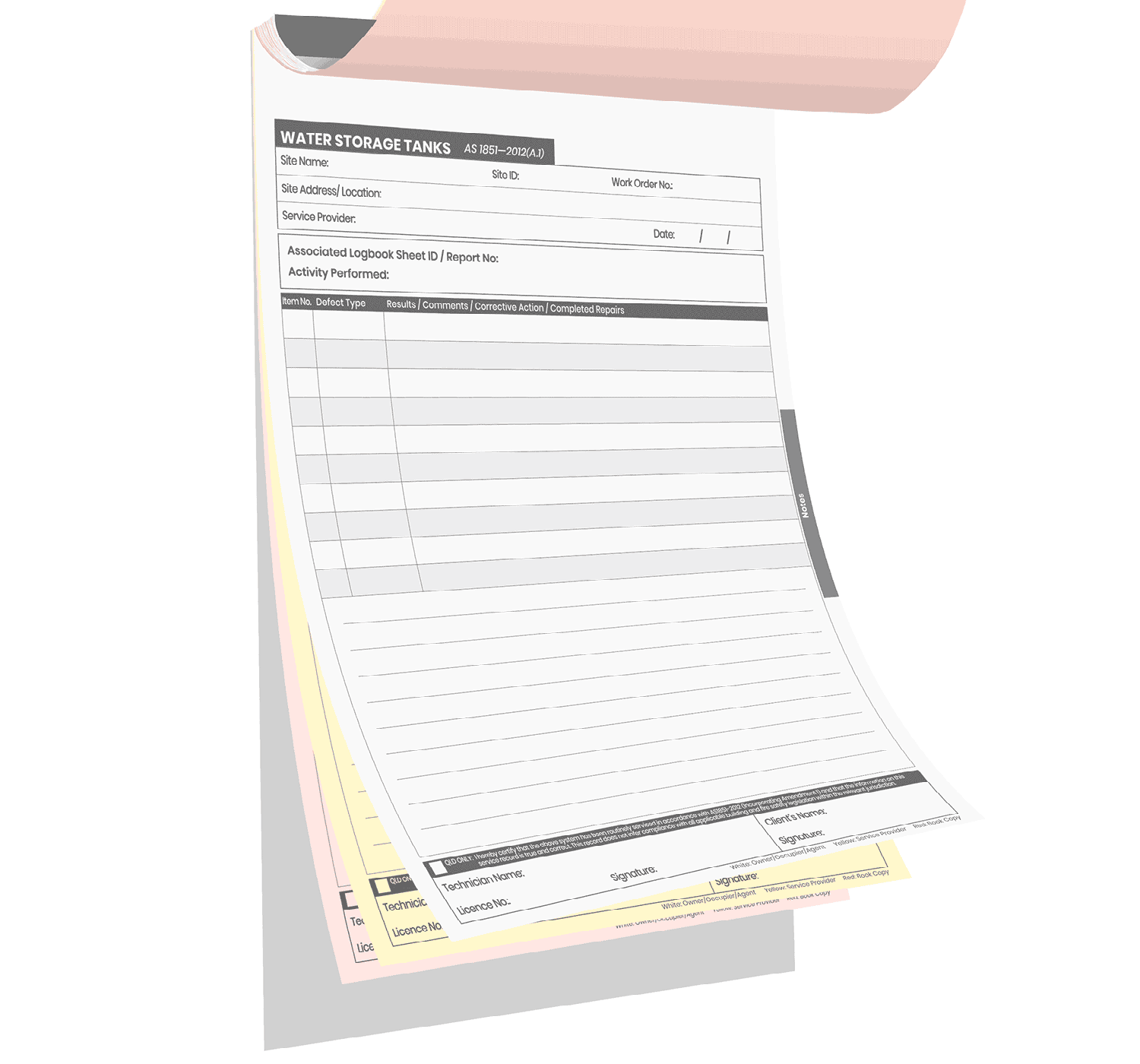 Water Storage Tanks Logbook - Image 6
