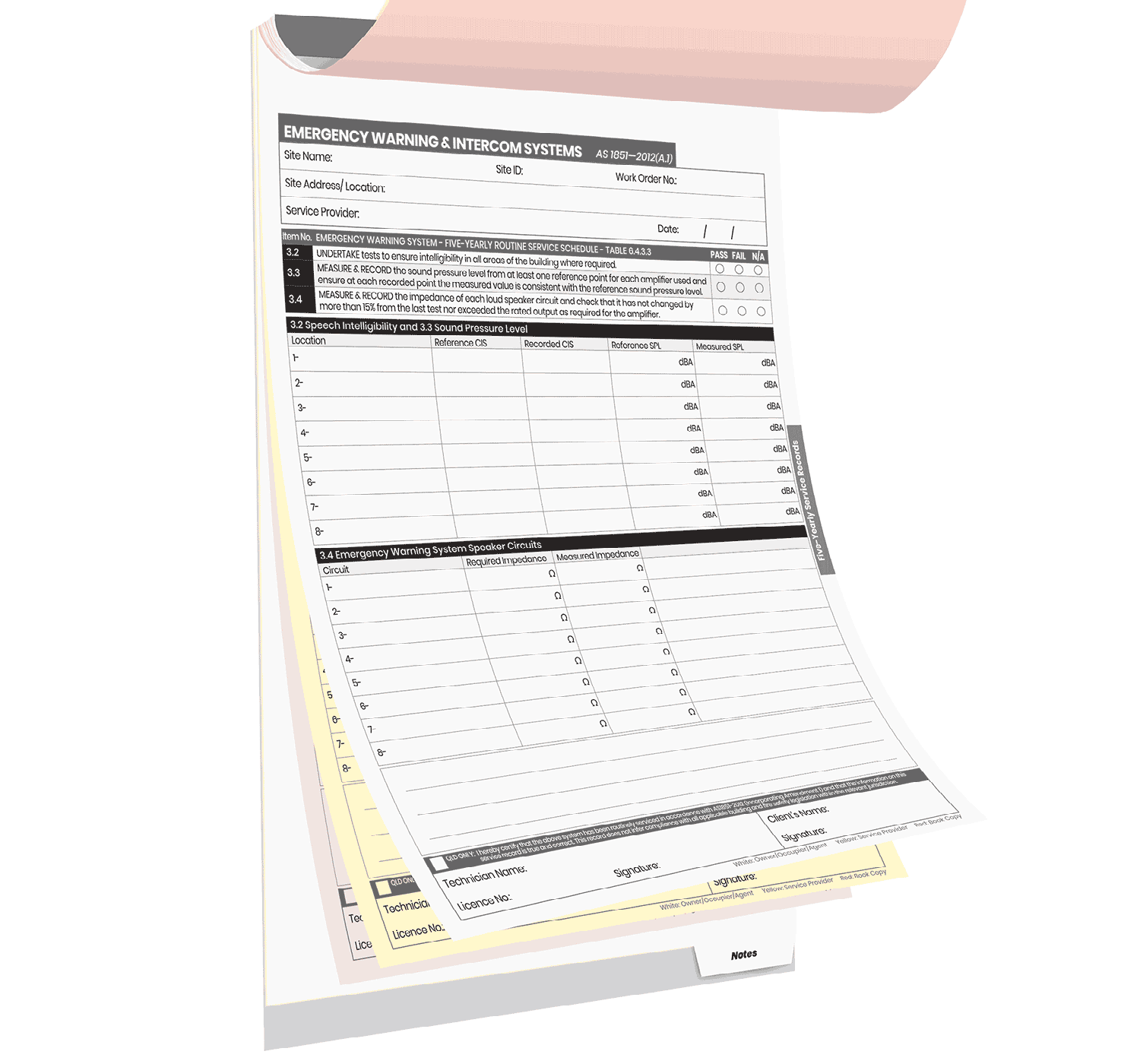 Emergency Warning & Intercom Systems Logbook - Image 5
