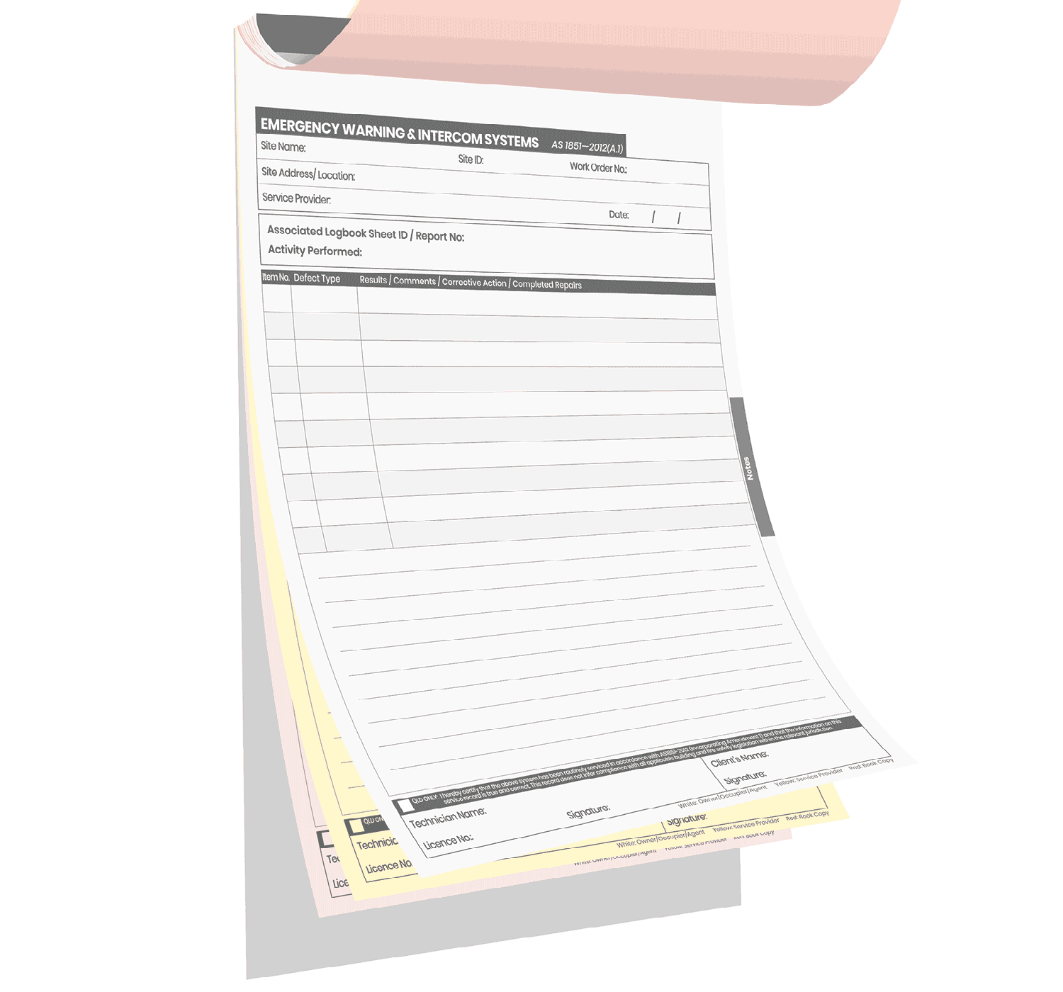 Emergency Warning & Intercom Systems Logbook - Image 6