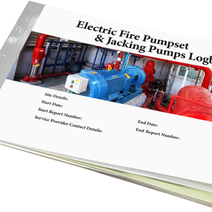 Electric Fire Pumpset Logbook – Sprinkler & Hydrant Pumps & Jacking Pumps