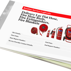 Fire Equipment Routine Service Logbook Delivery Lay Flat Hose, Fire Hose Reels, Fire Extinguishers, Fire Blankets